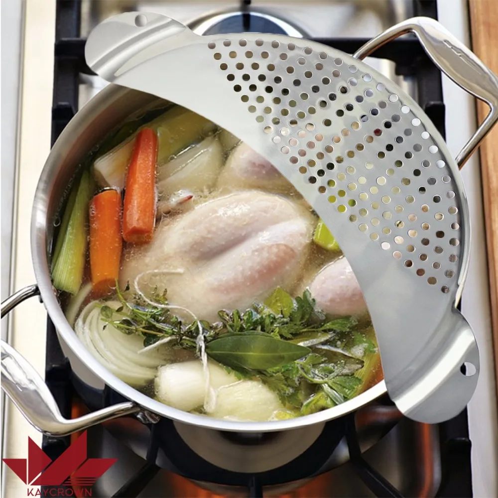 Best Utensils Pan Pot Strainer Stainless Steel Pasta ...