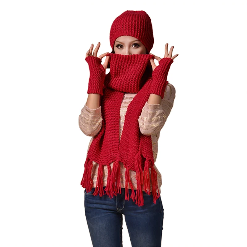 Womens scarf and glove sets 2018
