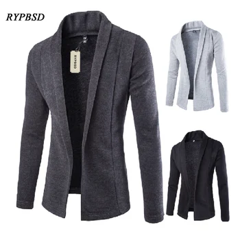 

Mens Cardigan Sweater 2019 Autumn New Foreign Trade Tide Knit Cardigan Sweater Men Coat Fashion Casual V-neck Sweater Men