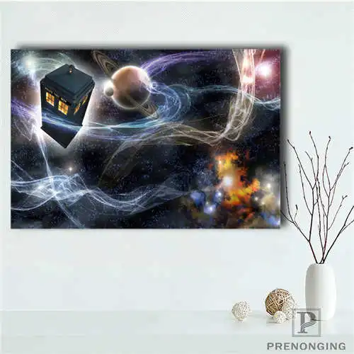 

Custom doctor who (2)@ Printing Posters Cloth Fabric Wall Art Pictures For Living Room Decor#18-12-05-2-69