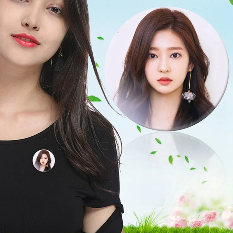 Новинка IZ ONE Memebers Брошь булавка Nako Sakura Ri Hitomi брошь приспособление для бейджа