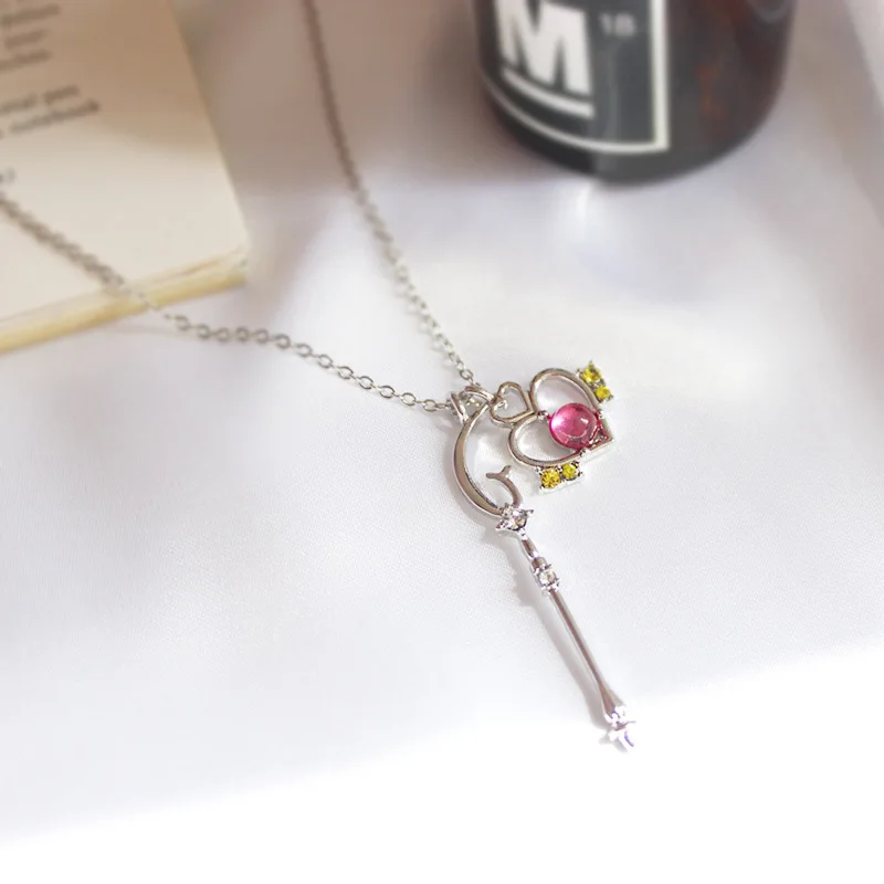 10 styles Japanese Cartoon Comics Series Sailor Moon Pendant Necklace For Cosplay Women Girls Gifts