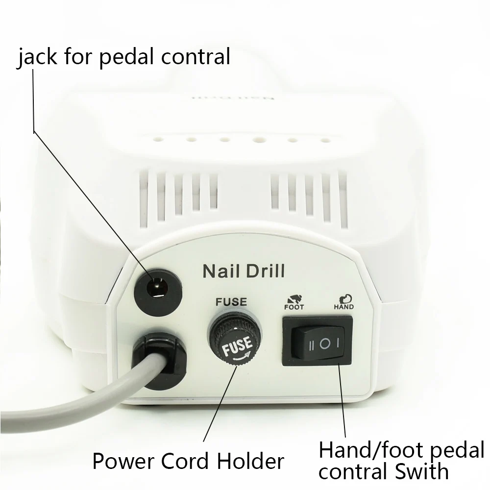 Электрическая дрель для ногтей, маникюрная машинка, аксессуар для педикюра, набор фрезы для ногтей, инструменты для дизайна ногтей
