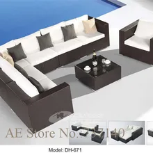 Плетеный диван из ротанга, уличная мебель, секционный диван, садовая мебель, тростниковая мебель, мебель, агент по покупке