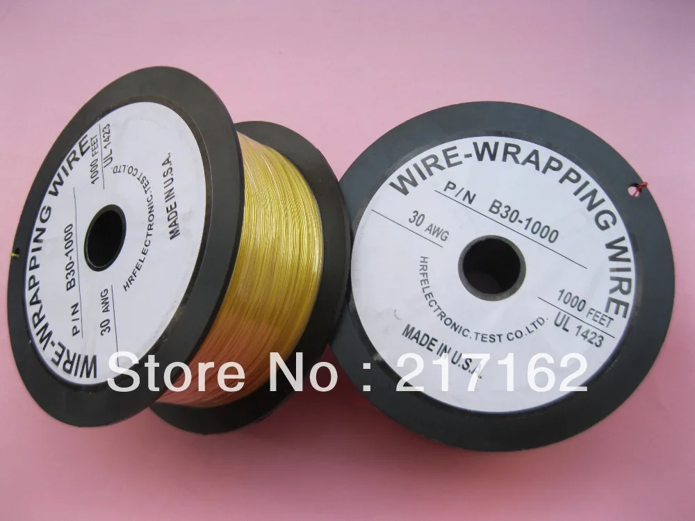 4 ролл 1000ft 30AWG провода щепка медный цвет желтый|copper red hair color|copper colored christmas ornamentscopper