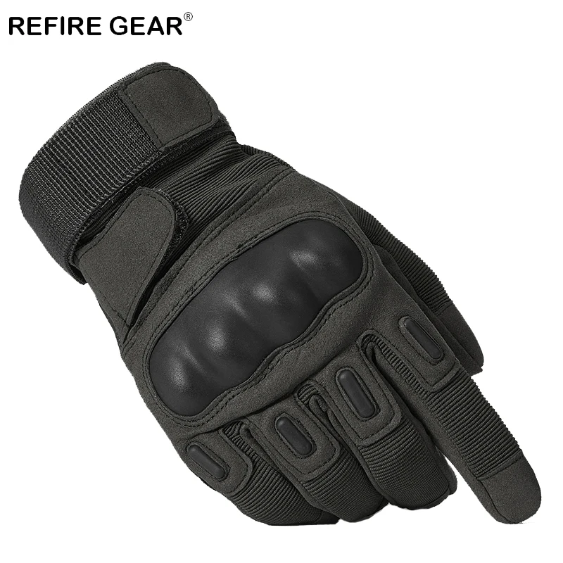 

ReFire Gear Military Equipment Outdoor Hiking Gloves Men US Army Soldiers Paintball Combat Glove Male Full Finger Tactical Glove
