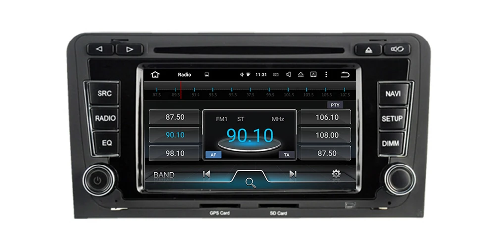 Discount IPS Android 9.0 up car multimedia player gps navigation For Audi RS3 8P 2003~2012 MMI original style HD screen  2GB+32GB WiFi BT 3