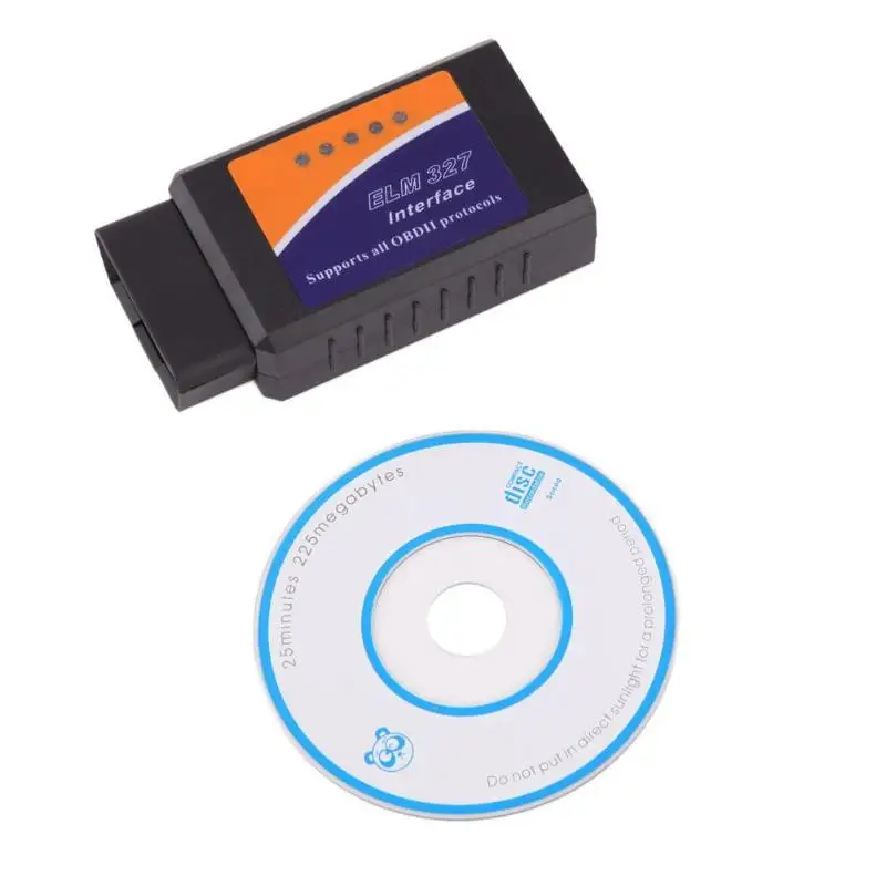 ELM 327 в 2,1 автомобильный диагностический инструмент elm327 Bluetooth OBD2/OBD II автомобильный диагностический сканер адаптер работает на Android Крутящий момент