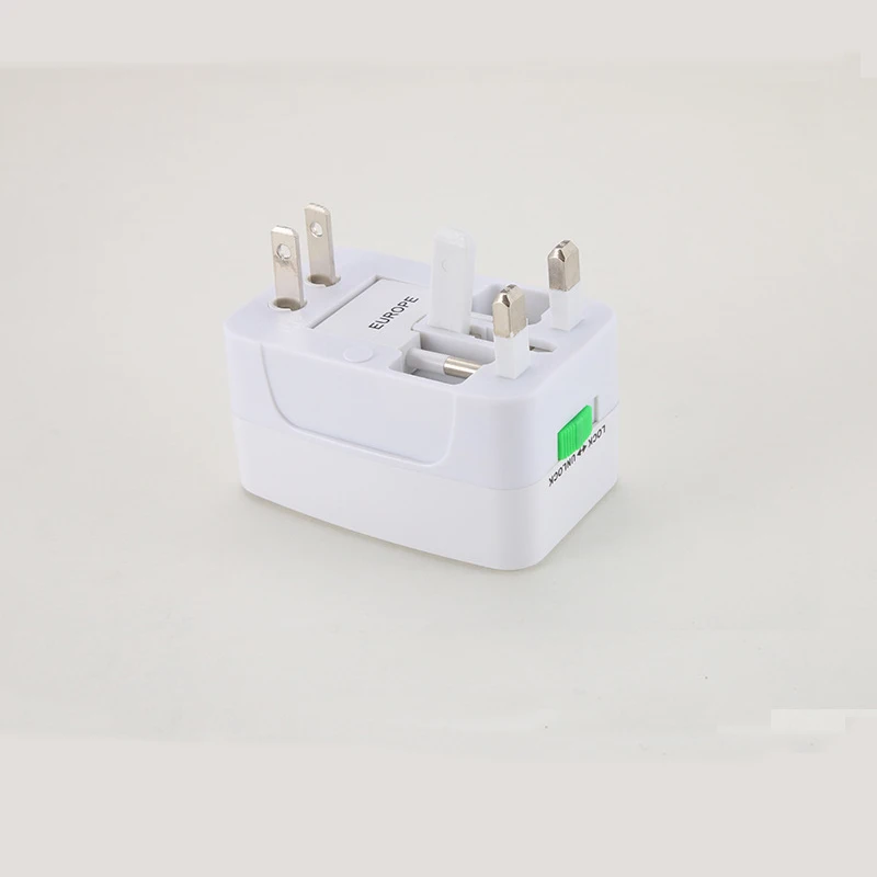 New Universal International Plug Adapter 2 USB Port World Travel AC Power Charger Adaptor with AU US UK EU converter Plug HH (6)