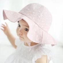 Bnaturalwell детская розовая шляпа от солнца летняя хлопковая Панама малышей и детей девочек полями пляж шляпа с широкими полями h835