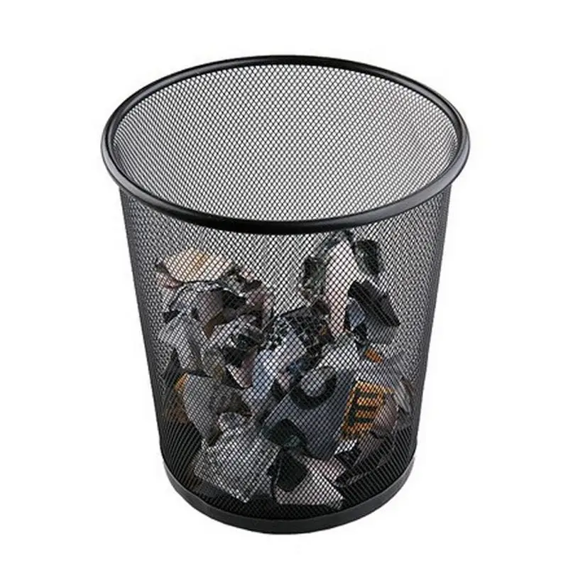 Buy Toilet Paper Baskets Metal Wire Mesh Trash Bin