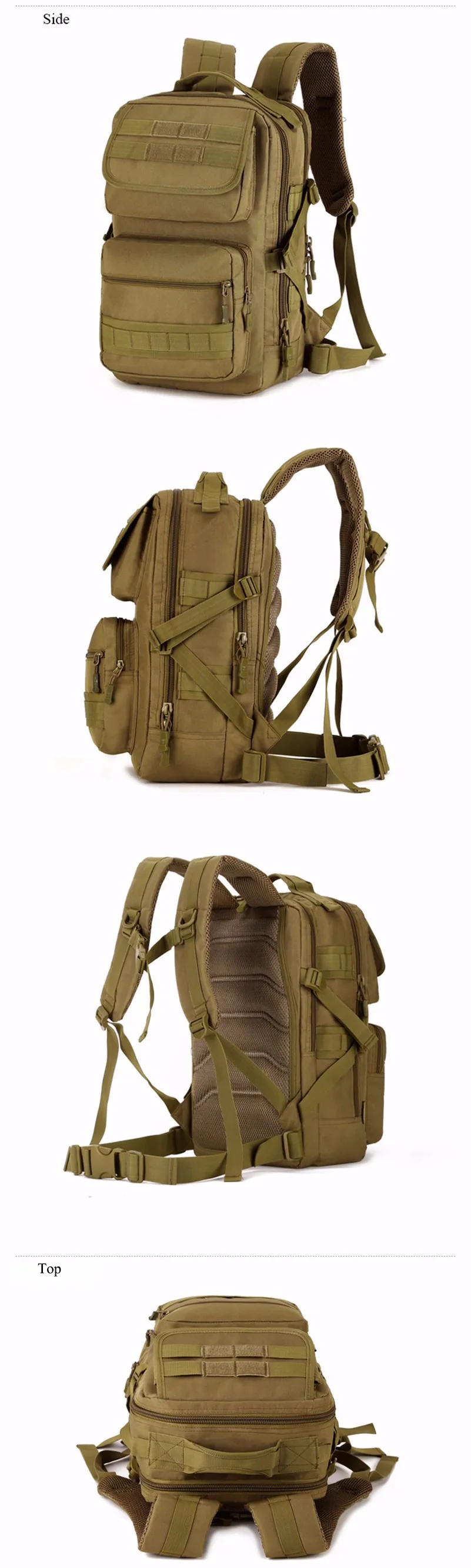 Протектор Плюс Горячая большой емкости армейский рюкзак мужские военные водонепроницаемые нейлоновые Рюкзаки студенческая школьная сумка D104
