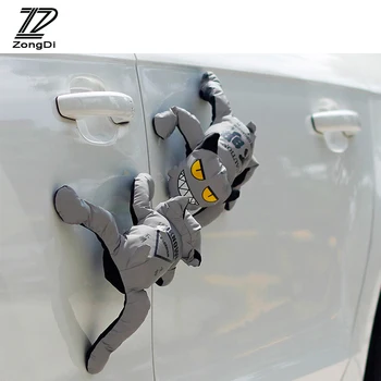 

ZD 1X Car decoration doll Magnetic reflective sticker For Volvo xc90 v70 Kia rio ceed Jeep renegade wrangler Subaru accessories
