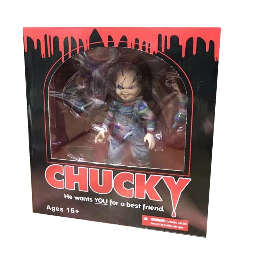 Child's Play Chucky Mini Action Figure Horror Doll Chucky PVC Action Figures Toy Brinquedos Anime 10cm (1)