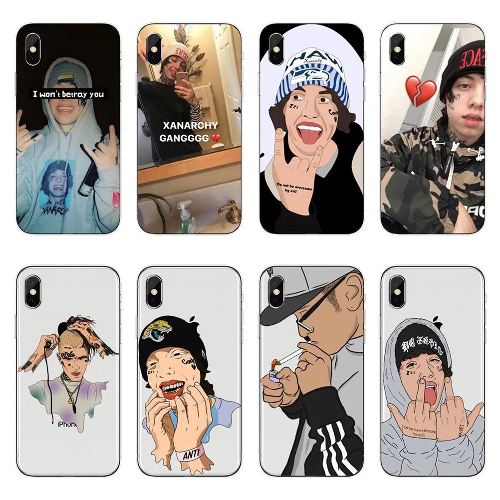 Для iPhone XS Max хип-хоп рэппер Lil Xan чехол высокого качества прозрачный мягкий ТПУ для