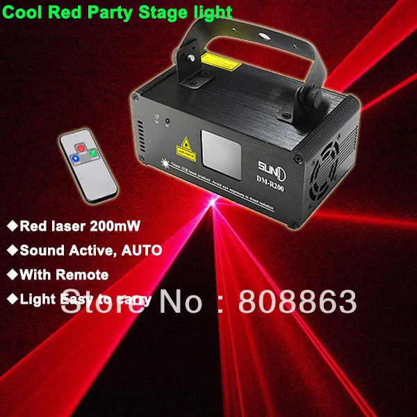 

ESHINY Remote sound RED DMX512 Laser Stage Lighting Scanner effect light Smoke DJ Disco Party Stage Lights Show projector N65D68