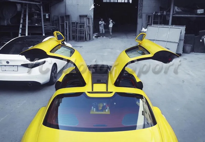 2009-2015 Mercedes Benz SLS AMG C197 Coupe Roof Vents Duct Scoop CF (107)