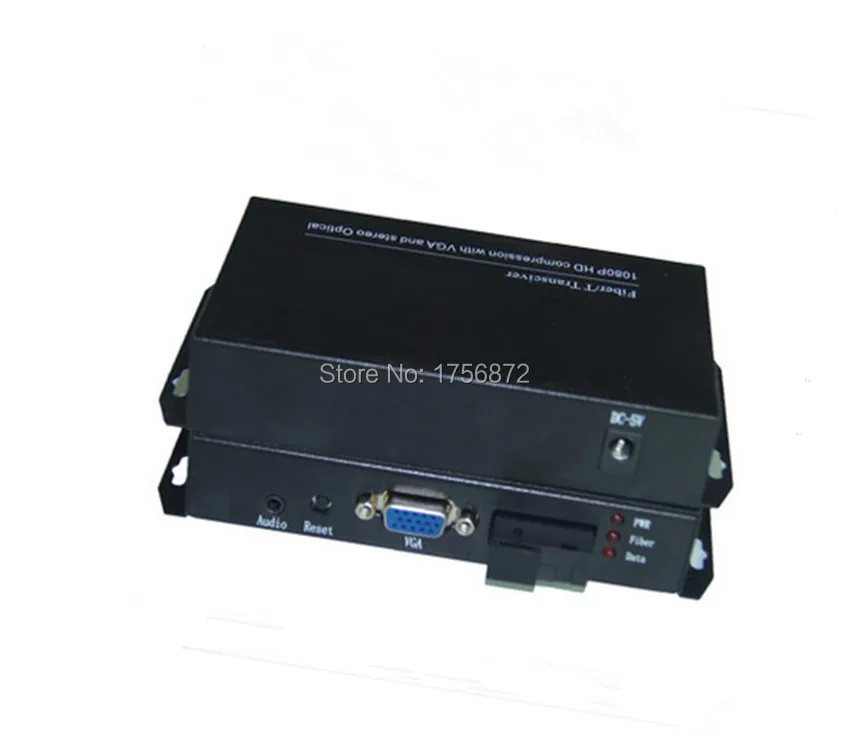 

1 Pair VGA HD Optical Multiplexer Fiber Optic Extender VGA/Audio VGA to Fiber ConverterSingle Fiber 20 KM SC