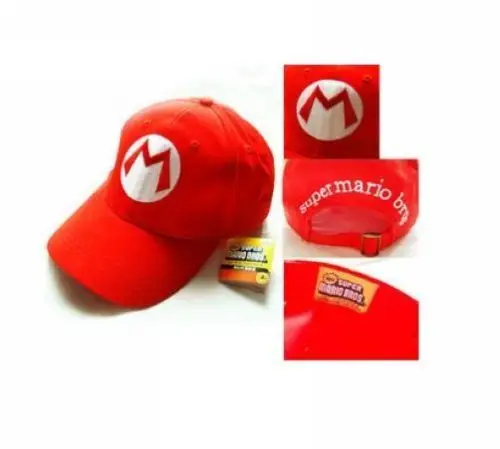 Super-Mario-Bros-Adult-Kids-Costume-Hat-Anime-Cosplay-Red-Mario-Cap