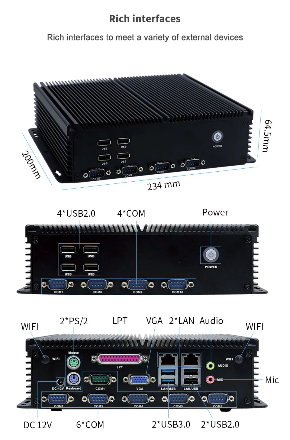 fanless Embedded Computer 16