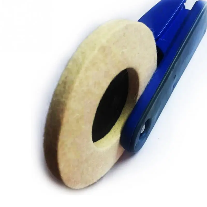 1Pcs 4'' Mini Polishing Pad Wool Buffing Angle Wheel Grinder Felt