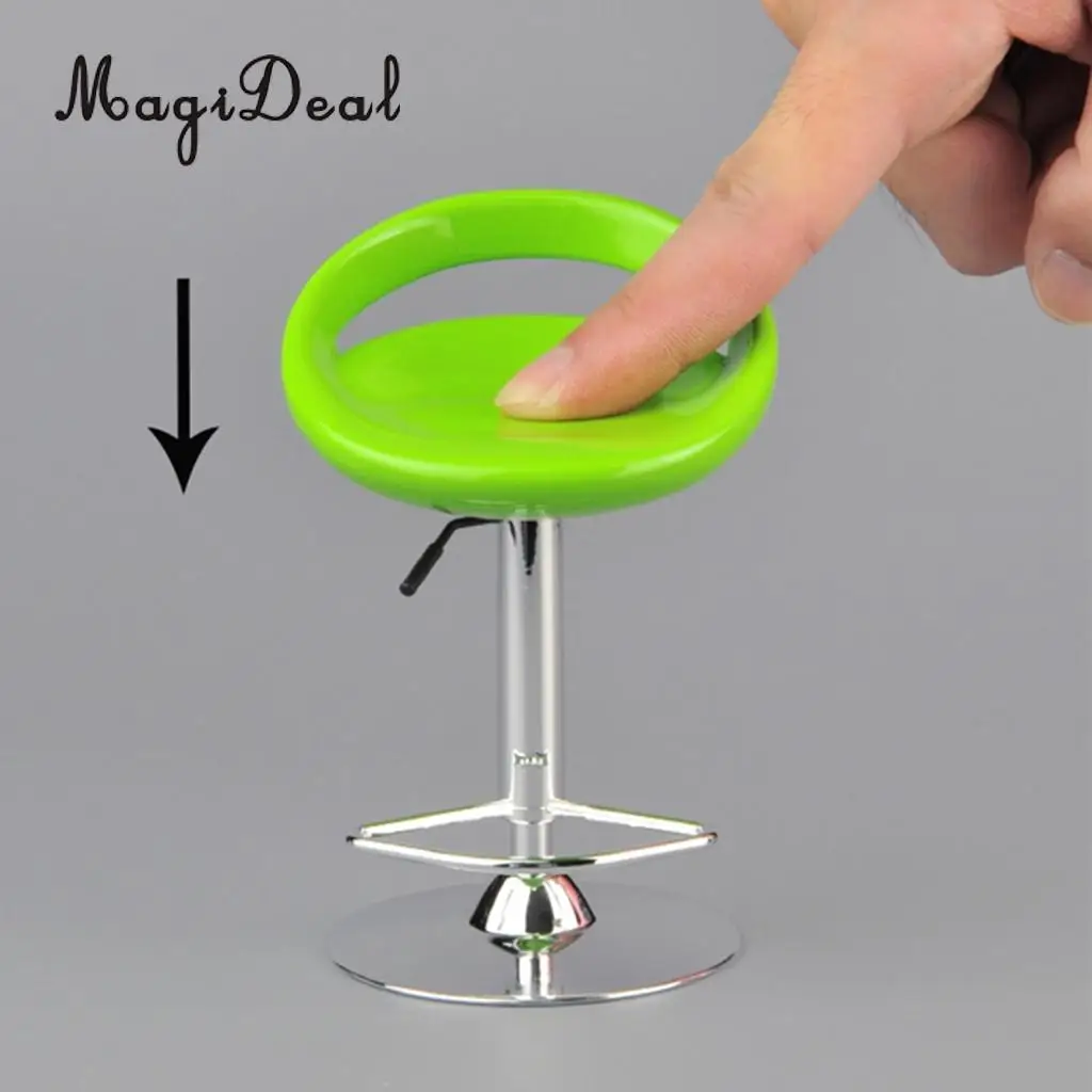 MagiDeal 1/6 Scale Dollhouse Round Swivel Chair Pub Bar Stool Furniture Decor for 12 Inch Action Figure Dolls Acce Toy 6x14cm MagiDeal 1/6 Scale Dollhouse Round Swivel Chair Pub Bar Stool Furniture Decor for 12 Inch Action Figure Dolls Acce Toy 6x14cm