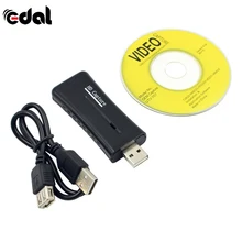 USB 2,0 легкая крышка видео плата для захвата звука адаптер конвертер DVD Композитный аудио для легкой крышки видео адаптер