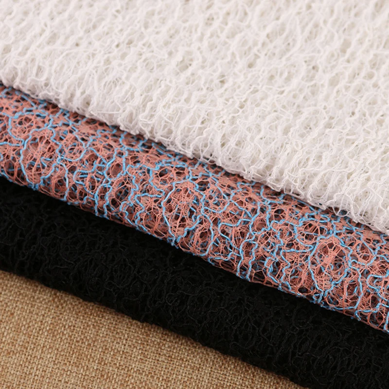 Стрейч африканская кружевная ткань сетка полые кружевные ткани женское платье Diy ткани Свадебный Декоративный домашний текстиль декор белый/черный