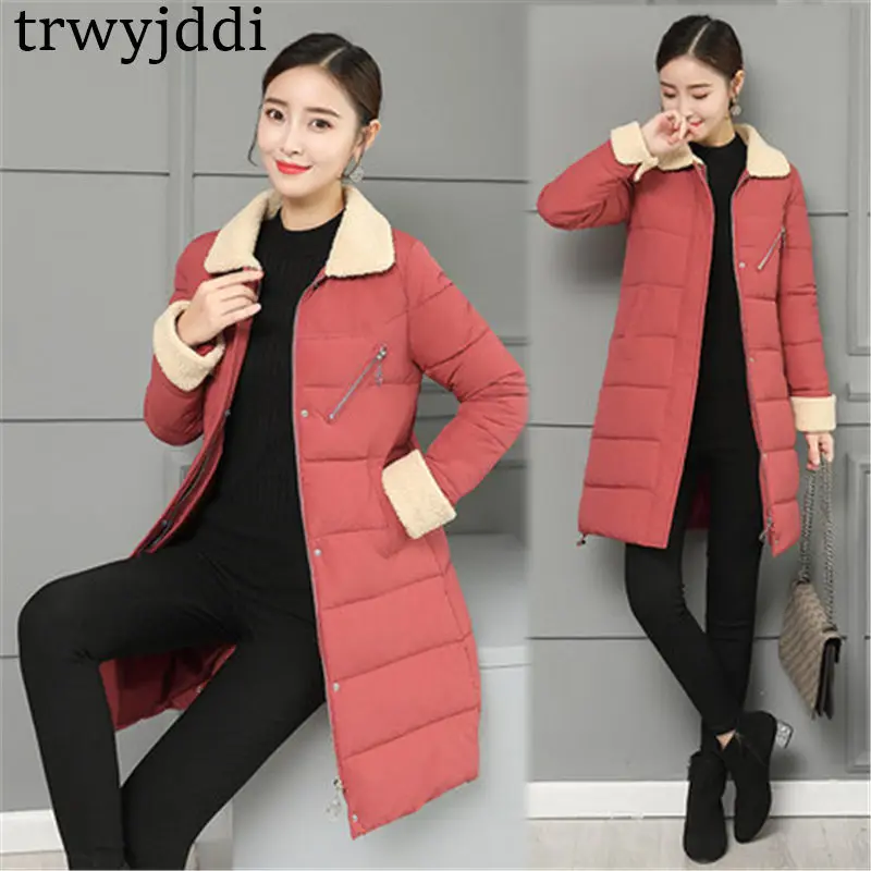 

2018 NEW Fashion Plus Size Winter Clothing Women's Coats Casual Cotton Jackets Warm Winter Parkas Outerwear A1709