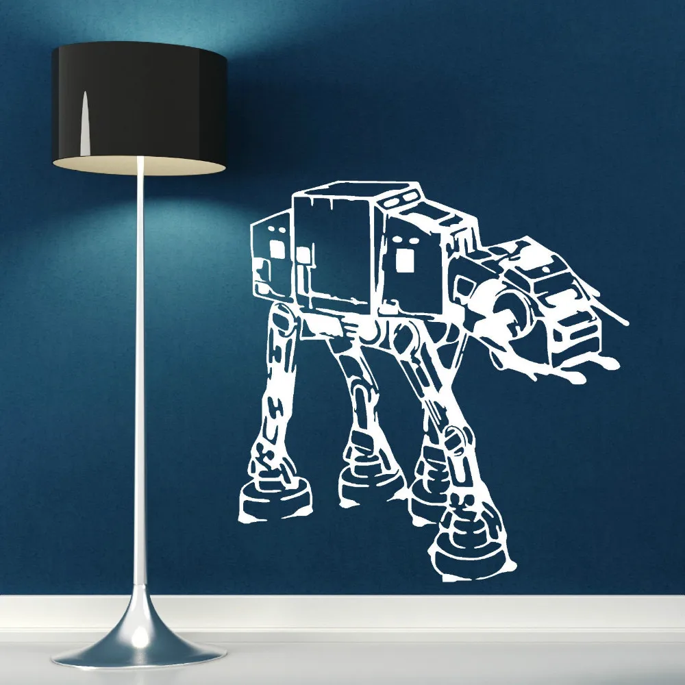 POOMOO Wall Decals STAR WARS AT AT WALKER vinyl wall art decal sticker