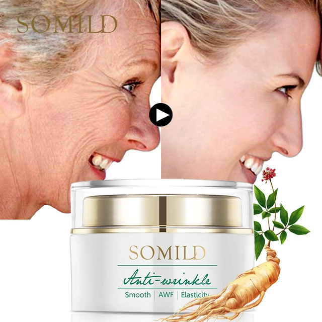 SOMILD Ginseng Face Cream Anti Aging Wrinkle Remover Skin Care