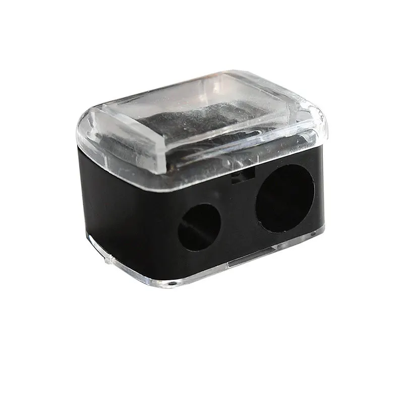 Women Ladies Double Holes Sharpener Pencil Sharpeners For Cosmetic
