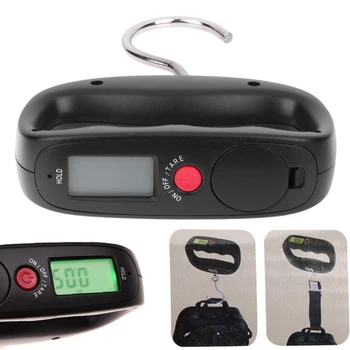 

50kg/10g Electronic Kitchen Scale LCD Digital Weight Hand Held Hook Belt Luggage Hanging Scale Backlight Balance Weight