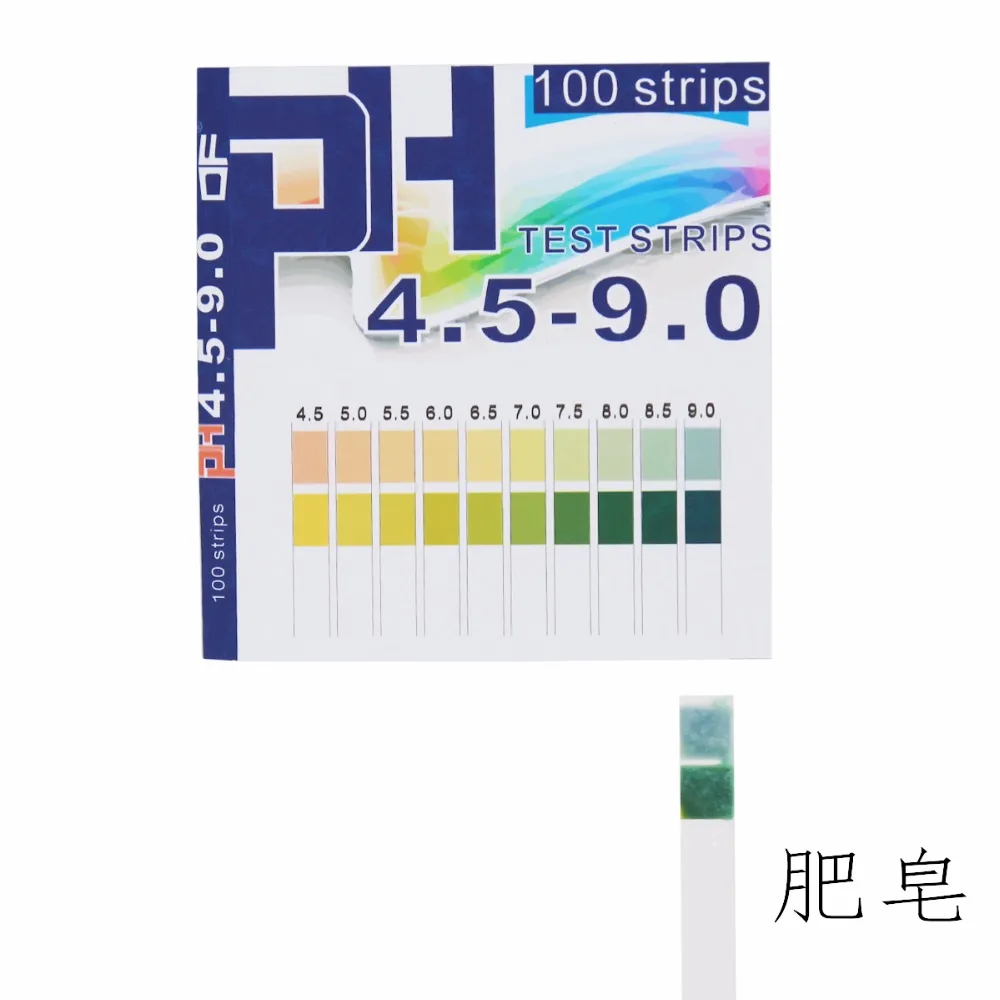 4,5 полоски точность PH человека кислоты тест-бумага 9,0-21% двухцветная моча слюны подготовки тест-бумага Скидка 100