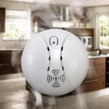 DZX портативный беспроводной датчик дыма для PSTN GSM сигнализация фотоэлектрический дымовой извещатель пожарная сигнализация с 9 В на батарейках