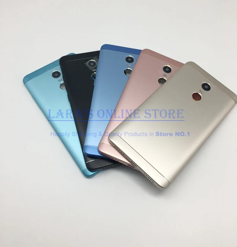 

Original Metal Rear Housing Case For Xiaomi Redmi Note 4X Back Battery Cover With Side Buttons Global Version (Snapdragon 625)