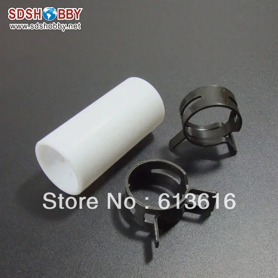 Teflon Joiners with Clips only for Canister Muffler 40 60cc 100cc Gas Engines