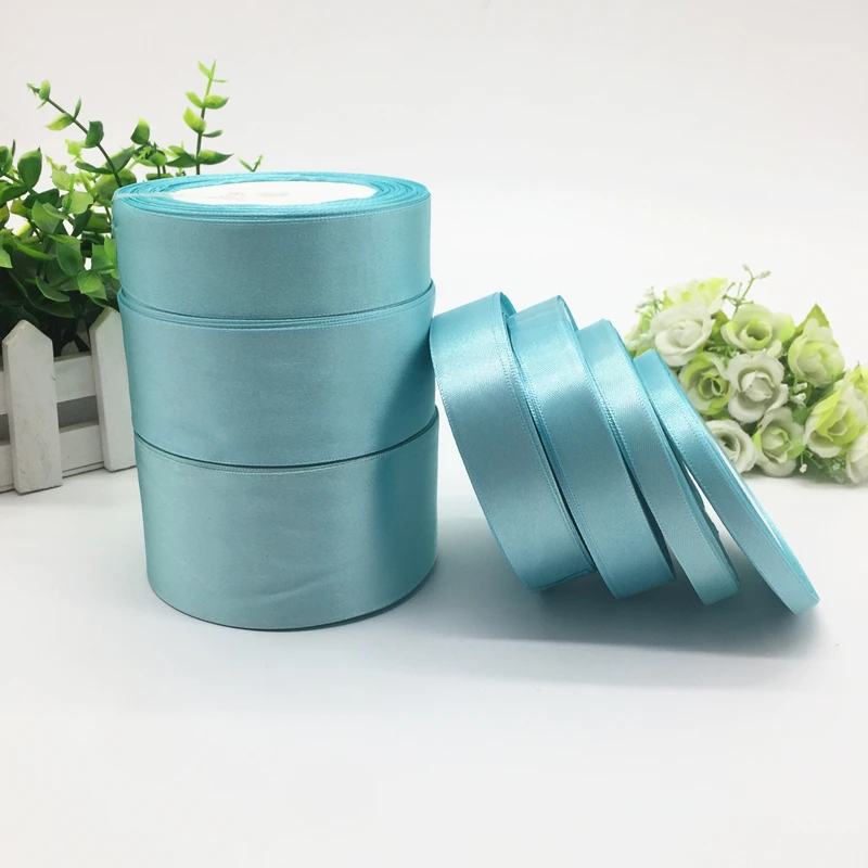 Атласная лента для свадебной вечеринки 25 ярдов 6 10 15 20 38 50 мм|silk satin ribbon|satin ribbon25 yard |