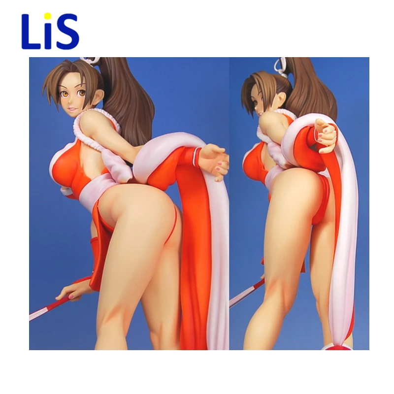 

Lis 2Design Anime Figures Arcade Game The King Of Fighters Sexy Mai Shiranui SNK2 30cm Smile Ver. PVC Collection model Toy