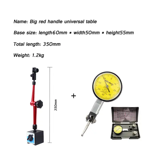 0 0 8mm 0 01mm Lever Table Indicator Table Level Gauge Scale