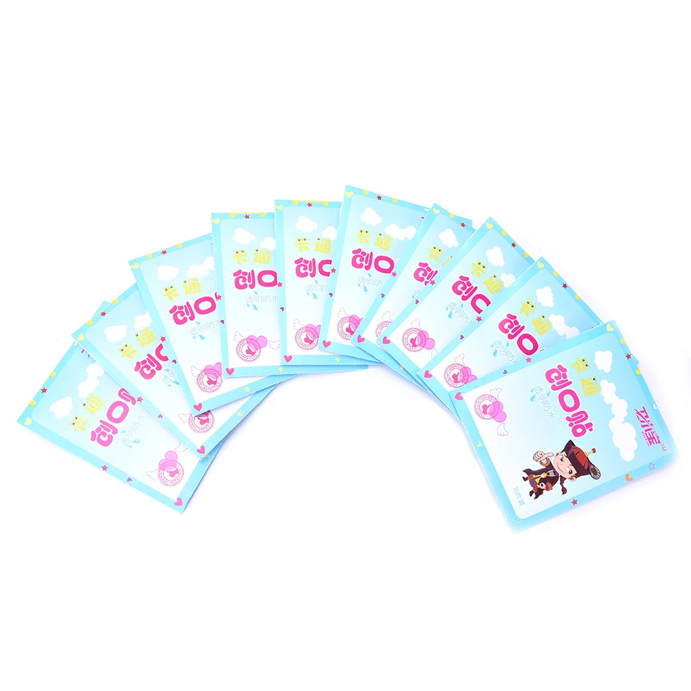 100 шт./лот Детские Пластыри для гемостаза водостойкие дышащие Мультяшные