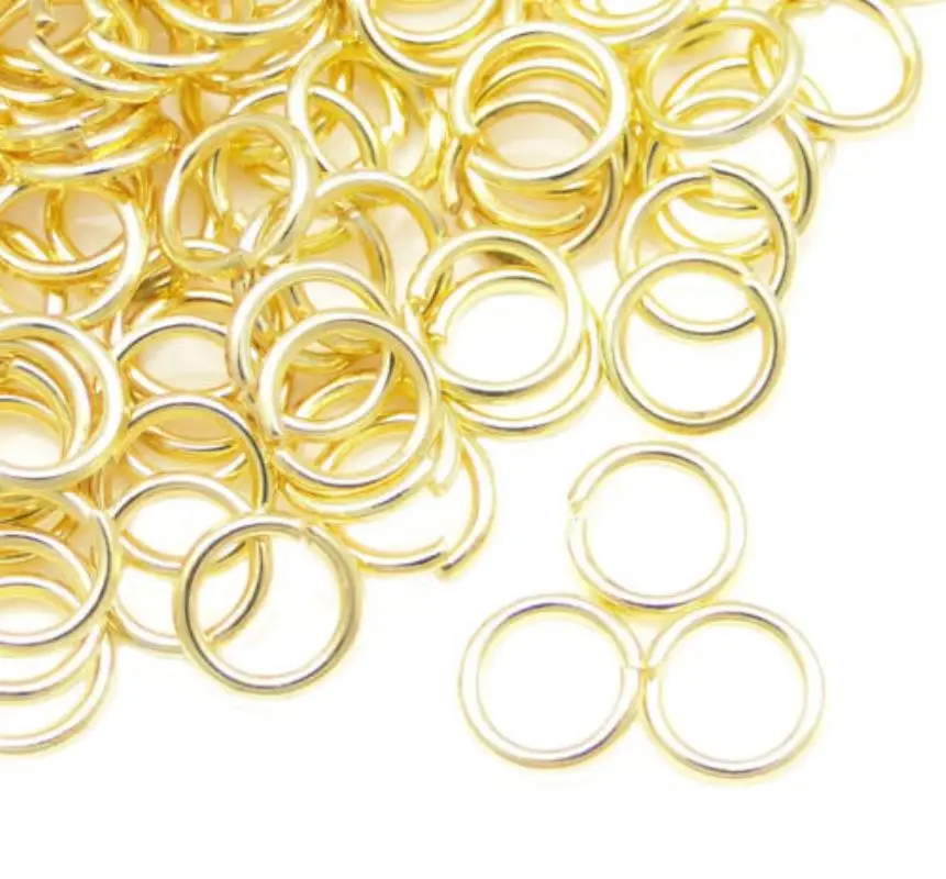 4-20mm Metal Iron Jewelry Link Vintage Loops Open Jump Rings & Split Rings For Connector Jewelry Finding DIY Making Shellhard
