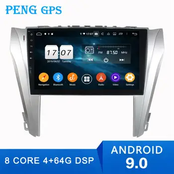 

4+64G Android 9.0 Car No DVD Player GPS Navigation for Toyota Camry Aurion 2014-2017 Auto Radio Stereo Unit Multimedia With DSP