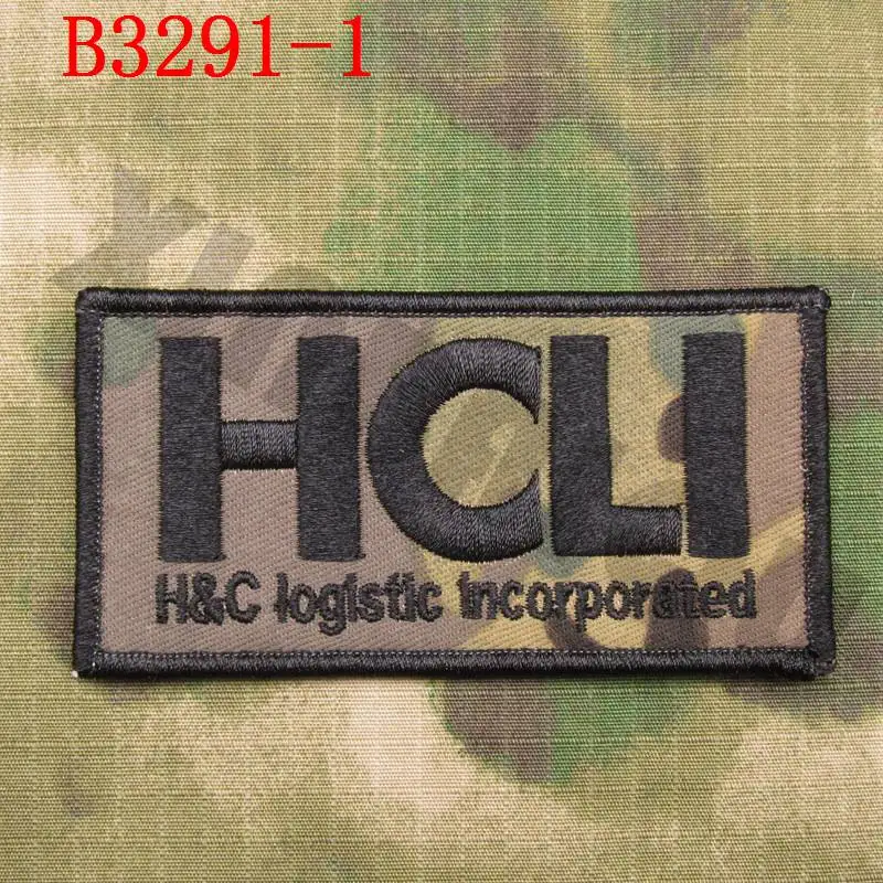 Вышивка патч Jormungand HCLI H& C логистический встроенный крючок на - Цвет: B3291 Multicam