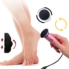 Электронный пилка для ног инструмент для удаления мозолей скорость регулируемый Электрический для ухода за ногами инструмент 60 шт. Сменные круги из шкурки педикюра