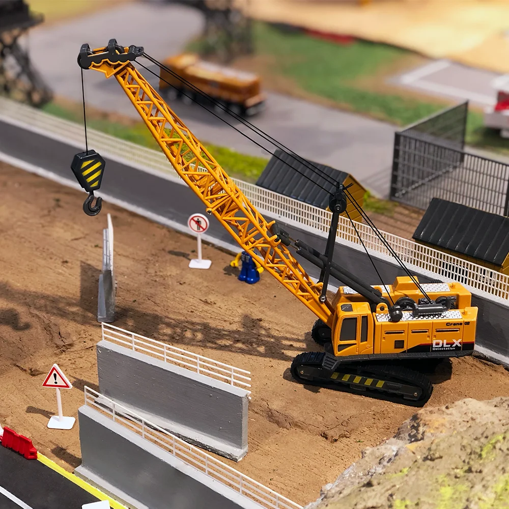 Crane Toy Construction Vehicle 1:50 Diecast Engineering Toys Truck Tractor High Simulation Boys Machine Model Toys For Children