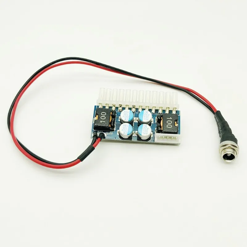 24pin DC ATX PSU 12 V العاصمة المدخلات 160 W الذروة مفتاح الطاقة DC-DC ATX بيكو PSU البسيطة ITX PC الطاقة الكهربائي للكمبيوتر