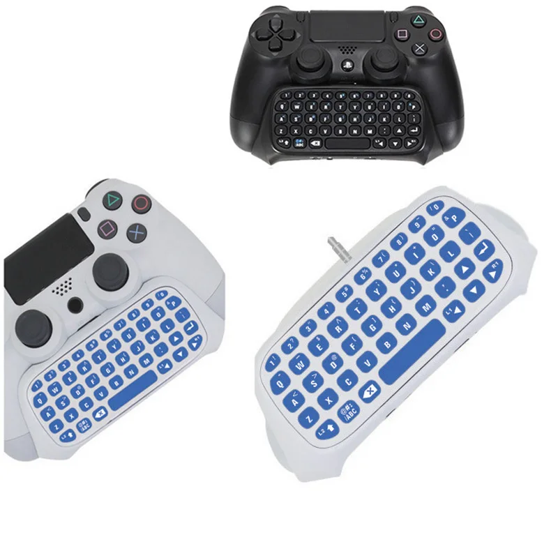 PS4 PS 4 Message Keyboard Wireless Mini Chatpad KeyPad Adapter for