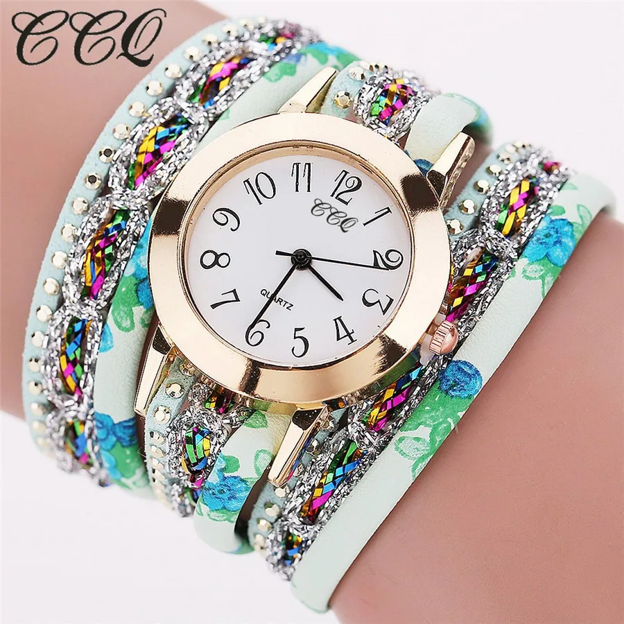 Креативные Часы-браслет с плетеной веревкой для женщин, бархатные Многослойные кварцевые наручные часы, КРАСИВЫЕ ЖЕНСКИЕ НАРЯДНЫЕ часы, reloj mujer P20