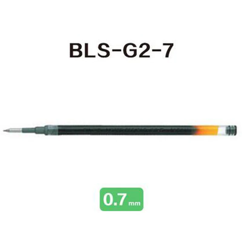 

6 Pcs/Lot Japan Pilot BLS-G2 Gel Ink Refill 0.7mm/1.0mm office and school stationery Writing supplies Wholesale